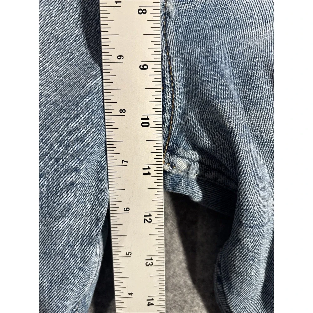 Gap Jeans Mens 30 Light Blue‎ 1969 Button Fly Straight Leg Blue Coral Denim